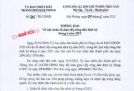 Thông báo hoãn tổ chức tiếp công dân định kỳ tháng 6/2021