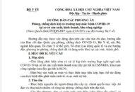 Bộ Y tế hướng dẫn xử lý khi có trường hợp mắc COVID-19 tại khu công nghiệp