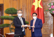 Nhật Bản hỗ trợ Việt Nam 1 triệu liều vaccine phòng chống COVID-19