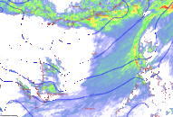Tin mưa lớn ở vùng núi và Trung du Bắc Bộ; cảnh báo mưa dông, lốc, sét, mưa đá, gió giật mạnh ở Bắc Bộ và Thanh Hóa
