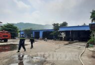 Kịp thời dập tắt đám cháy tại xưởng tái chế phế liệu ở phường Tràng Minh (quận Kiến An)
