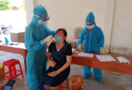 Xét nghiệm các thí sinh, cán bộ, giáo viên tham gia kỳ thi tốt nghiệp THPT năm 2021 huyện Vĩnh Bảo