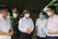 Lãnh đạo thành phố kiểm tra công tác chuẩn bị tổ chức xét nghiệm tại các chốt kiểm soát liên ngành thành phố