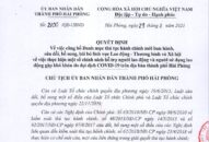 Thành phố ban hành 3 thủ tục hành chính thực hiện chính sách hỗ trợ người lao động và người sử dụng lao động gặp khó khăn do đại dịch COVID-19