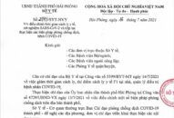 Sở Y tế hướng dẫn công tác cách ly và xét nghiệm theo chỉ đạo mới