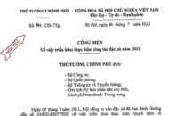 Công điện của Thủ tướng Chính phủ về công tác đặc xá năm 2021