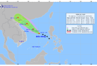 Tin về vùng áp thấp trên biển Đông