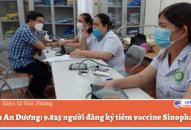 Huyện An Dương: 9.825 người đăng ký tiêm vaccine Sinopharm