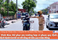 Huyện Vĩnh Bảo: Xử phạt 363 trường hợp vi phạm quy định phòng, chống dịch bệnh Covid-19 với tổng số tiền 443 triệu đồng