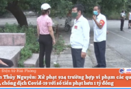 Huyện Thủy Nguyên: Xử phạt 924 trường hợp vi phạm các quy định phòng, chống dịch