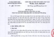 Triển khai đánh giá, chấm điểm xác định Chỉ số cải cách hành chính năm 2021 của thành phố Hải Phòng