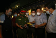 Phó Chủ tịch UBND thành phố Nguyễn Đức Thọ kiểm tra đột xuất công tác phòng, chống dịch COVID-19 tại chợ đầu mối