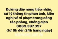 Tổng hợp các số điện thoại tiếp nhận và trả lời thông tin liên quan đến dịch COVID-19 trên địa bàn thành phố Hải Phòng