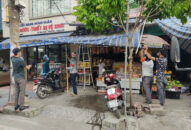 Ra quân lập lại trật tự đường hè trên tuyến đường Tôn Đức Thắng đoạn từ chân cầu An Dương đến ngã tư Cơ điện