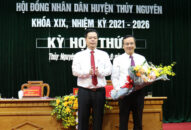 Kỳ họp thứ 2 HĐND huyện Thủy Nguyên khóa XIX, nhiệm kỳ 2021-2026: Đồng chí Uông Minh Long được bầu giữ chức vụ Phó Chủ tịch UBND huyện