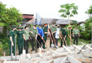 Khởi công xây dựng “Nhà đồng đội” cho Trung tá Nguyễn Hữu Nhân, Trưởng Công an xã Vinh Quang (Tiên Lãng)