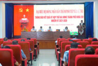 Tổ đại biểu HĐND thành phố số 4 tiếp xúc cử tri quận Lê Chân thông báo kết quả kỳ họp thứ 2 HĐND thành phố khóa XVI