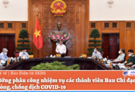 Thủ tướng phân công nhiệm vụ các thành viên Ban Chỉ đạo Quốc gia phòng, chống dịch COVID-19