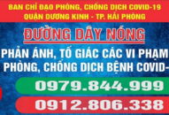 Quận Dương Kinh: Thưởng nóng cho tổ chức, cá nhân phát hiện vi phạm về phòng, chống dịch Covid-19 trên địa bàn