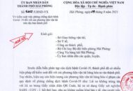 Kiểm soát việc phòng chống dịch bệnh COVID-19 đối với các phương tiện vận tải trên địa bàn thành phố