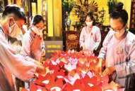 Vận động tăng, ni, phật tử chấp hành nghiêm các quy định về phòng, chống dịch, trong mùa Vu lan