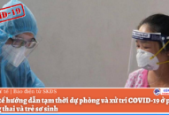 Bộ Y tế hướng dẫn tạm thời dự phòng và xử trí COVID-19 ở phụ nữ mang thai và trẻ sơ sinh