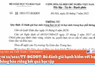 Bỏ đánh giá hạnh kiểm với học sinh, thông báo riêng kết quả học tập