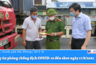 Thông tin phòng chống dịch COVID-19 đến 6h00 ngày 17/8/2021