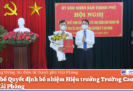 Công bố Quyết định bổ nhiệm Hiệu trưởng Trường Cao đẳng Y tế Hải Phòng