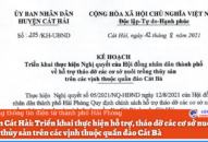 Triển khai thực hiện hỗ trợ, tháo dỡ các cơ sở nuôi trồng thủy sản trên các vịnh thuộc quần đảo Cát Bà