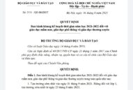 Học sinh có thể tựu trường sớm nhất từ ngày 23.8