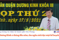 Quận Dương Kinh: 6 tháng đầu năm, thu ngân sách đạt vượt kế hoạch cả năm