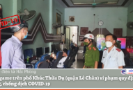Quán game trên phố Khúc Thừa Dụ (quận Lê Chân) vi phạm quy định phòng, chống dịch