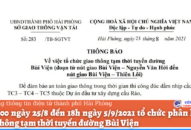 Từ 6h00 ngày 25/8 đến 18h ngày 5/9/2021 tổ chức phân luồng giao thông tạm thời tuyến đường Bùi Viện