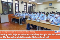 Triển khai kịp thời, hiệu quả chính sách hỗ trợ học phí cho học sinh từ bậc mầm non đến Trung học phổ thông trên địa bàn thành phố