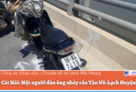 Một người đàn ông tự tử tại cầu Tân Vũ-Lạch Huyện