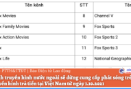 Fox Sports, Fox Movies, Disney Channel… sẽ ngưng phát sóng tại Việt Nam