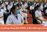Thông tin phòng chống dịch COVID-19 đến 18h00 ngày 9/9/2021