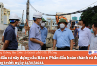 Dự án đầu tư xây dựng cầu Rào 1: Phấn đấu hoàn thành và đưa vào sử dụng trước ngày 25/01/2022