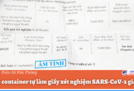 Lái xe container tự làm giấy xét nghiệm SARS-CoV-2 giả