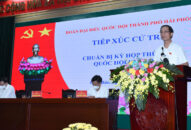 Đoàn ĐBQH Hải Phòng tiếp xúc cử tri huyện Vĩnh Bảo chuẩn bị kỳ họp thứ hai, Quốc hội khóa XV