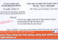 Tăng cường thực hiện phòng, chống dịch COVID-19 trong kỳ nghỉ lễ Quốc khánh 2/9