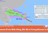 Bão Conson đi vào Biển Đông, Bắc Bộ và Trung Bộ mưa to liên tục
