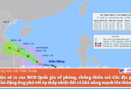 Chủ động ứng phó với áp thấp nhiệt đới có khả năng mạnh lên thành bão