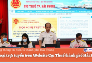 Đối thoại trực tuyến trên Website Cục Thuế thành phố Hải Phòng