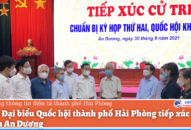 Đoàn Đại biểu Quốc hội thành phố Hải Phòng tiếp xúc cử tri huyện An Dương
