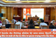 HĐND huyện An Dương nhiệm kỳ 2021-2022: Quyết định chủ trương đầu tư một số dự án đầu tư quan trọng trên địa bàn