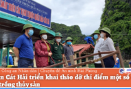 Huyện Cát Hải triển khai tháo dỡ thí điểm một số cơ sở nuôi trồng thủy sản