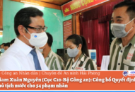 Trại giam Xuân Nguyên: Công bố Quyết định đặc xá của Chủ tịch nước cho 54 phạm nhân
