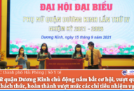 Phụ nữ quận Dương Kinh chủ động nắm bắt cơ hội, vượt qua khó khăn thách thức, hoàn thành vượt mức các chỉ tiêu nhiệm vụ